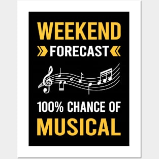 Weekend Forecast Musicals Musical Posters and Art